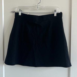 ZARA simple A-line black mini skirt in size L